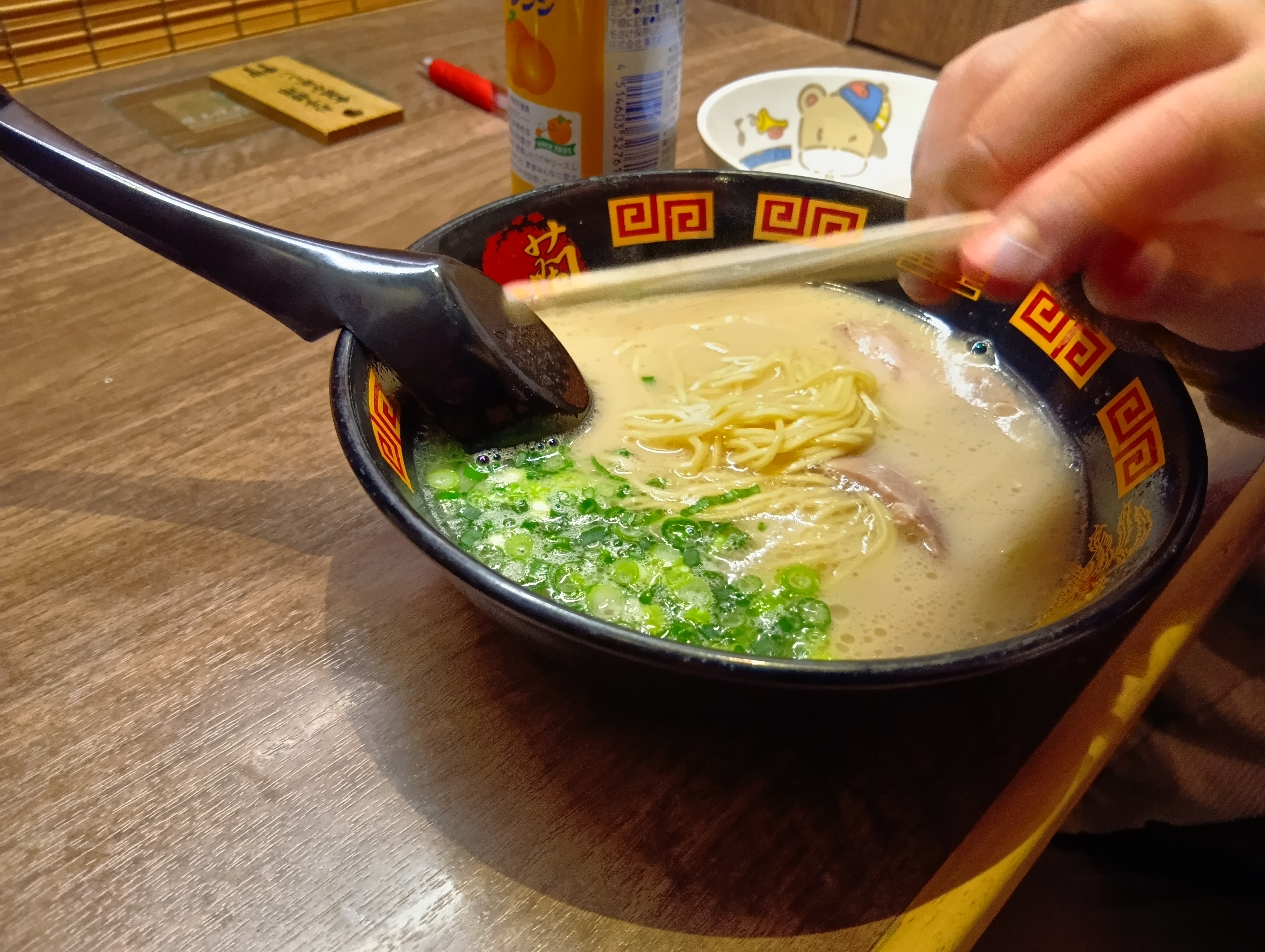 一蘭（太宰府店）子供ラーメン